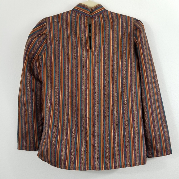 VINTAGE YOUNG TRADITIONS 2 PIECE STRIPED TOP/SKIRT - Picture 7 of 11